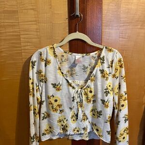 No Boundaries Sunflower Tank with Jacket